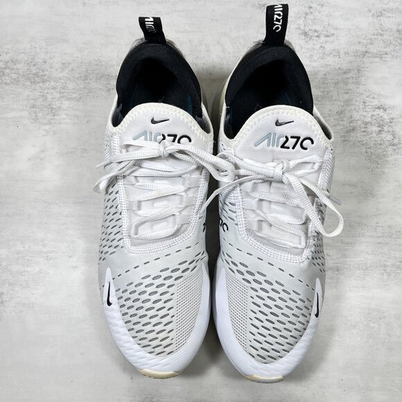 Nike Air Max 270 Running Shoes - Men's Size 10 - White - Picture 7 of 10